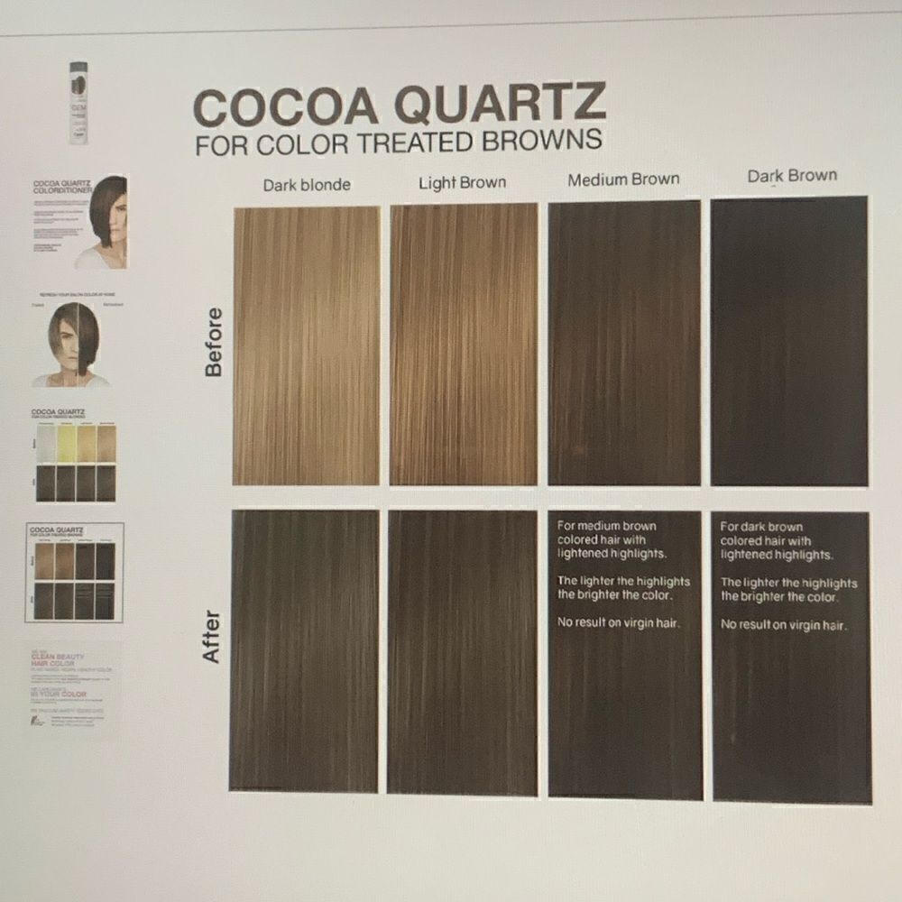 COCOA QUARTZ LIGHT BROWN COLORDITIONER - Picture 5 of 9